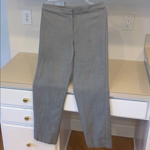 ST. John Lightweight Wool Light Grey Trousers.